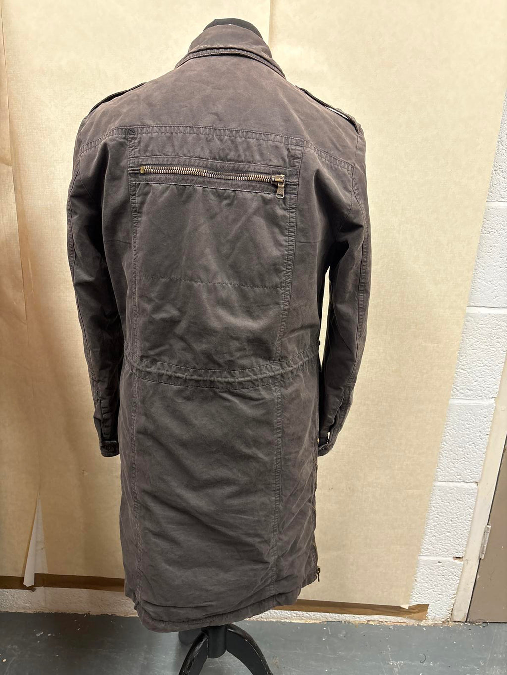 Dolce & gabbana D&G vintage Long Utility military Style Coat jacket size44 small