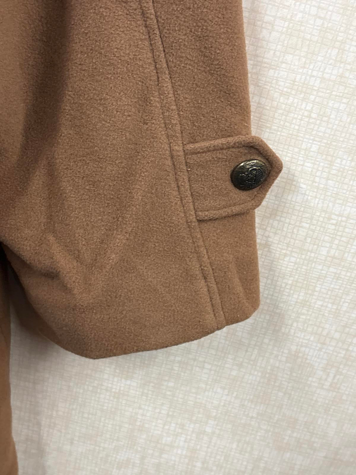 Miss smith Women's Double Breasted cashmere Wool Blend Coat Contrast Collar 18UK