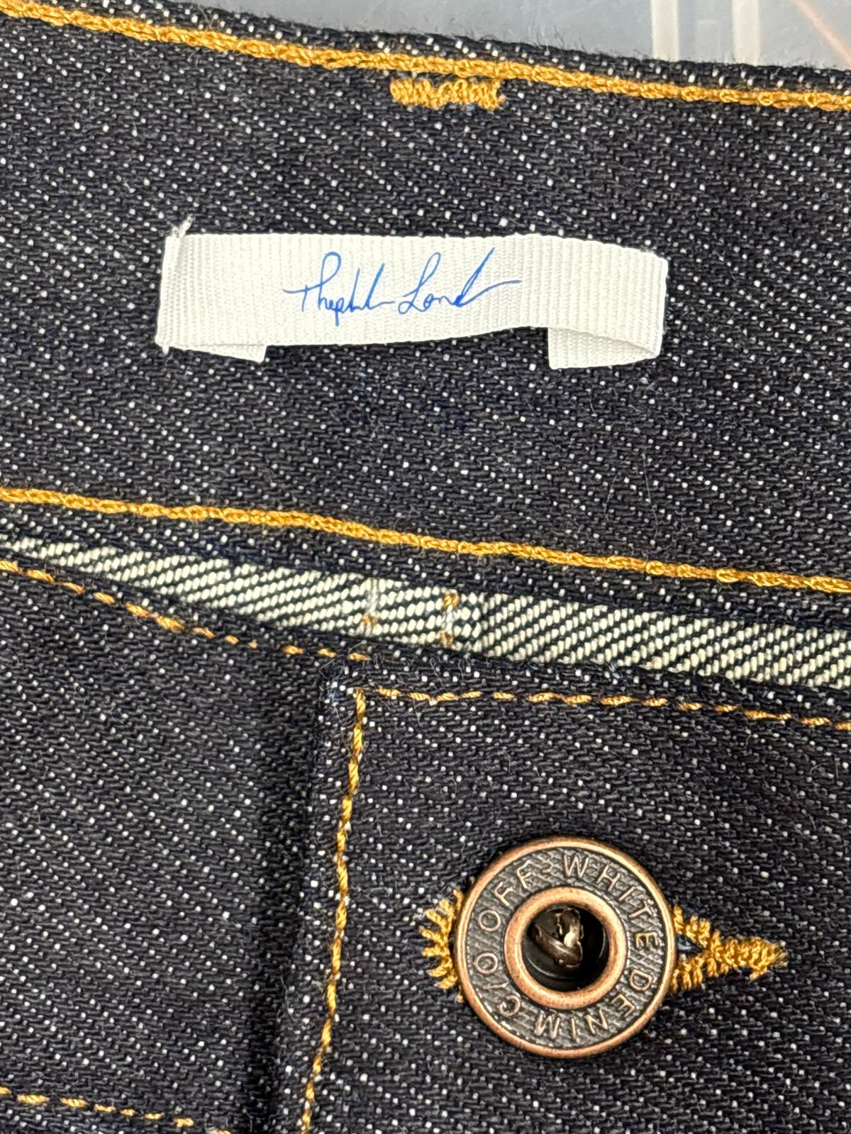 Off-White x Theophilus London bebey selvedge jeans new size 32 waist RRP £1000+