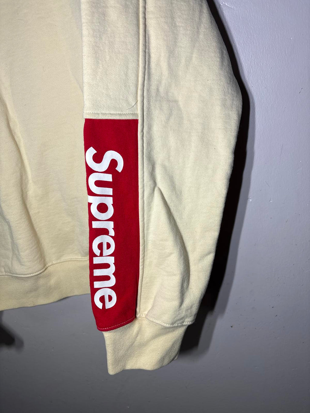 Supreme Formula Crewneck sweater jumper Natural colour block SS19 Size Medium M