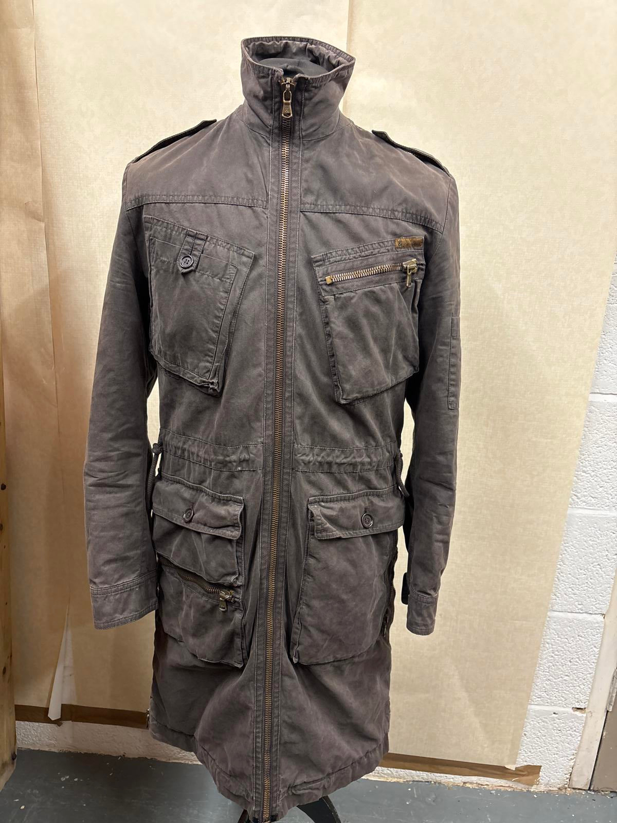 Dolce & gabbana D&G vintage Long Utility military Style Coat jacket size44 small
