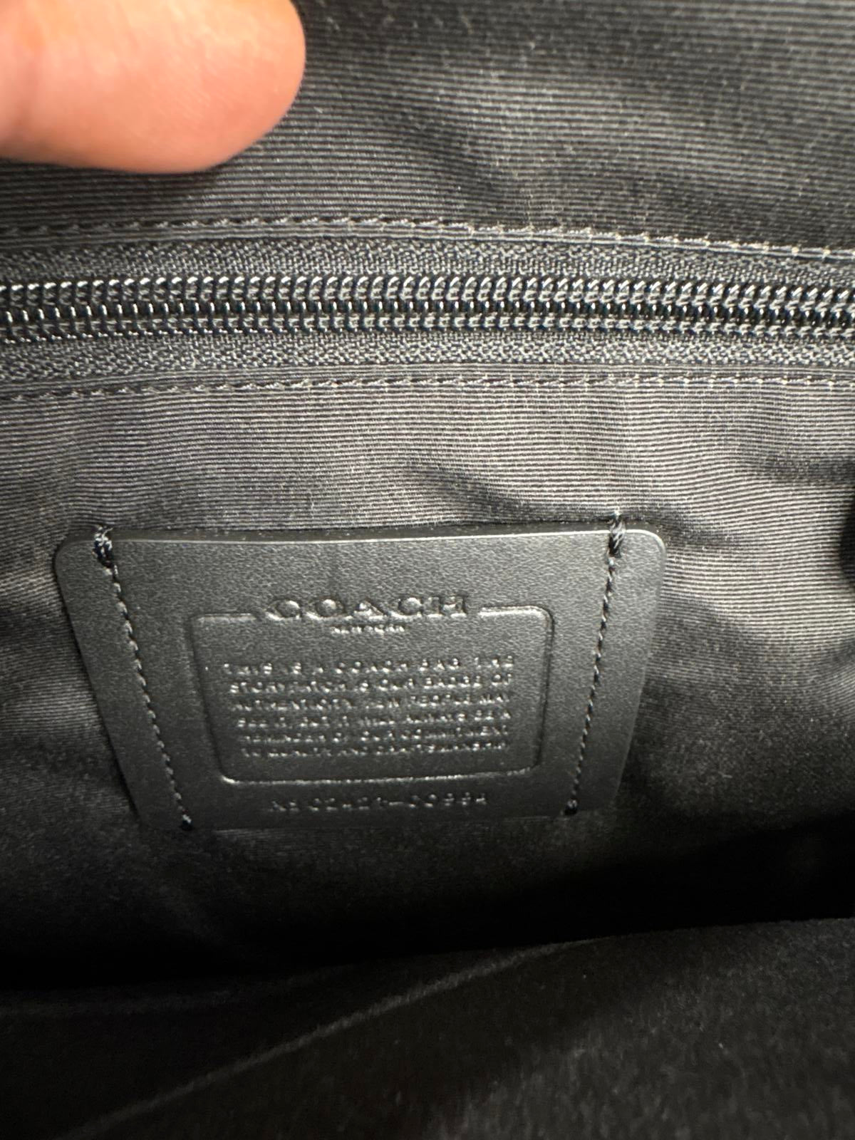Coach Ethan pack Black leather Crossbody Sling Bag RRP £425 new with tags