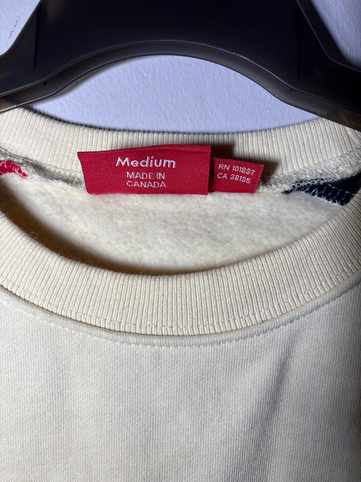 Supreme Formula Crewneck sweater jumper Natural colour block SS19 Size Medium M