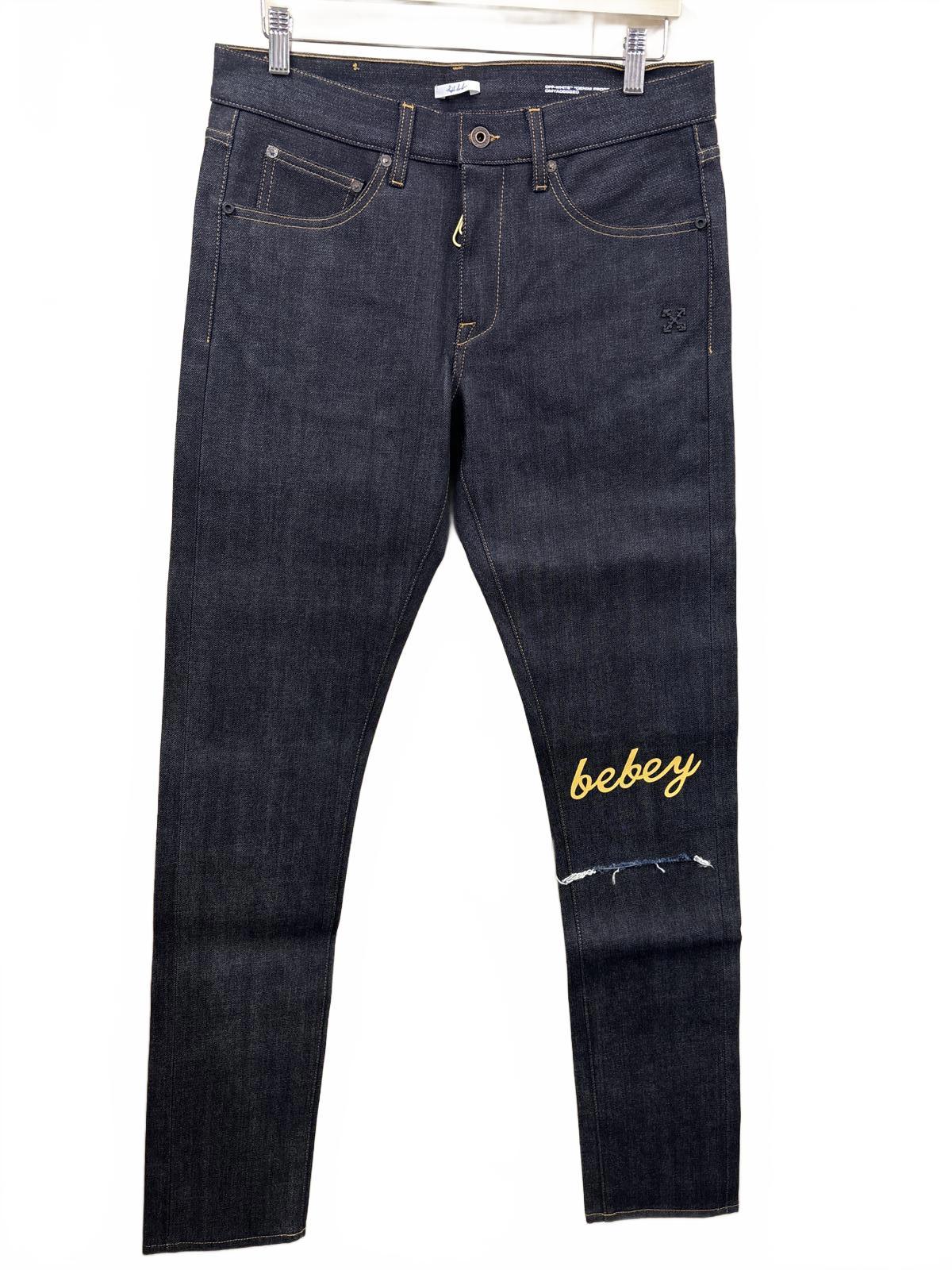 Off-White x Theophilus London bebey selvedge jeans new size 32 waist RRP £1000+