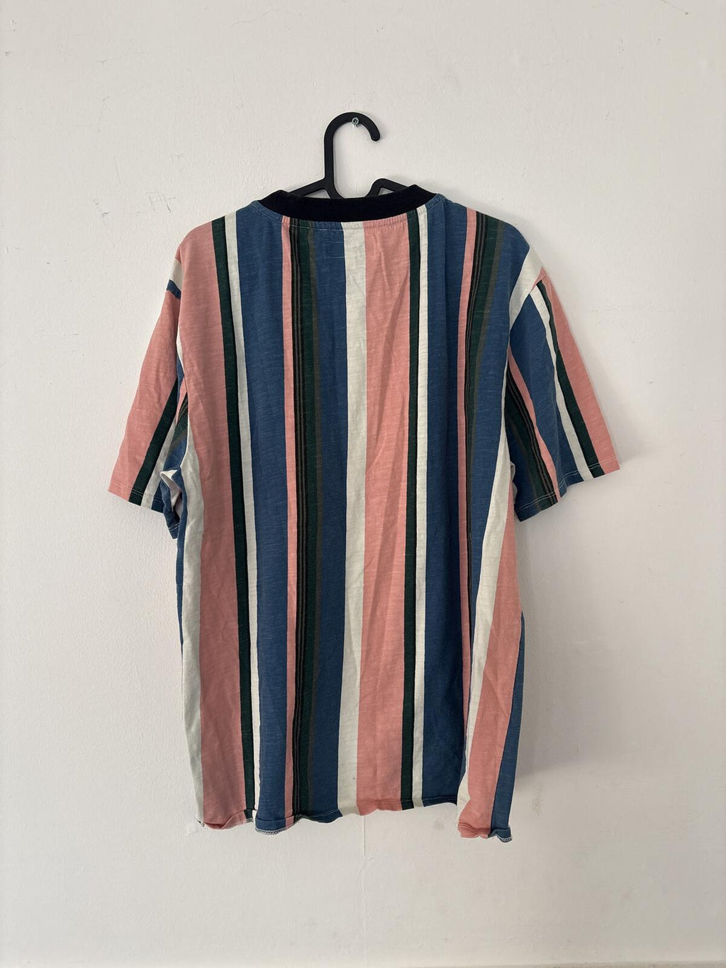 Guess Jeans Striped Logo T-Shirt top tee size M Medium