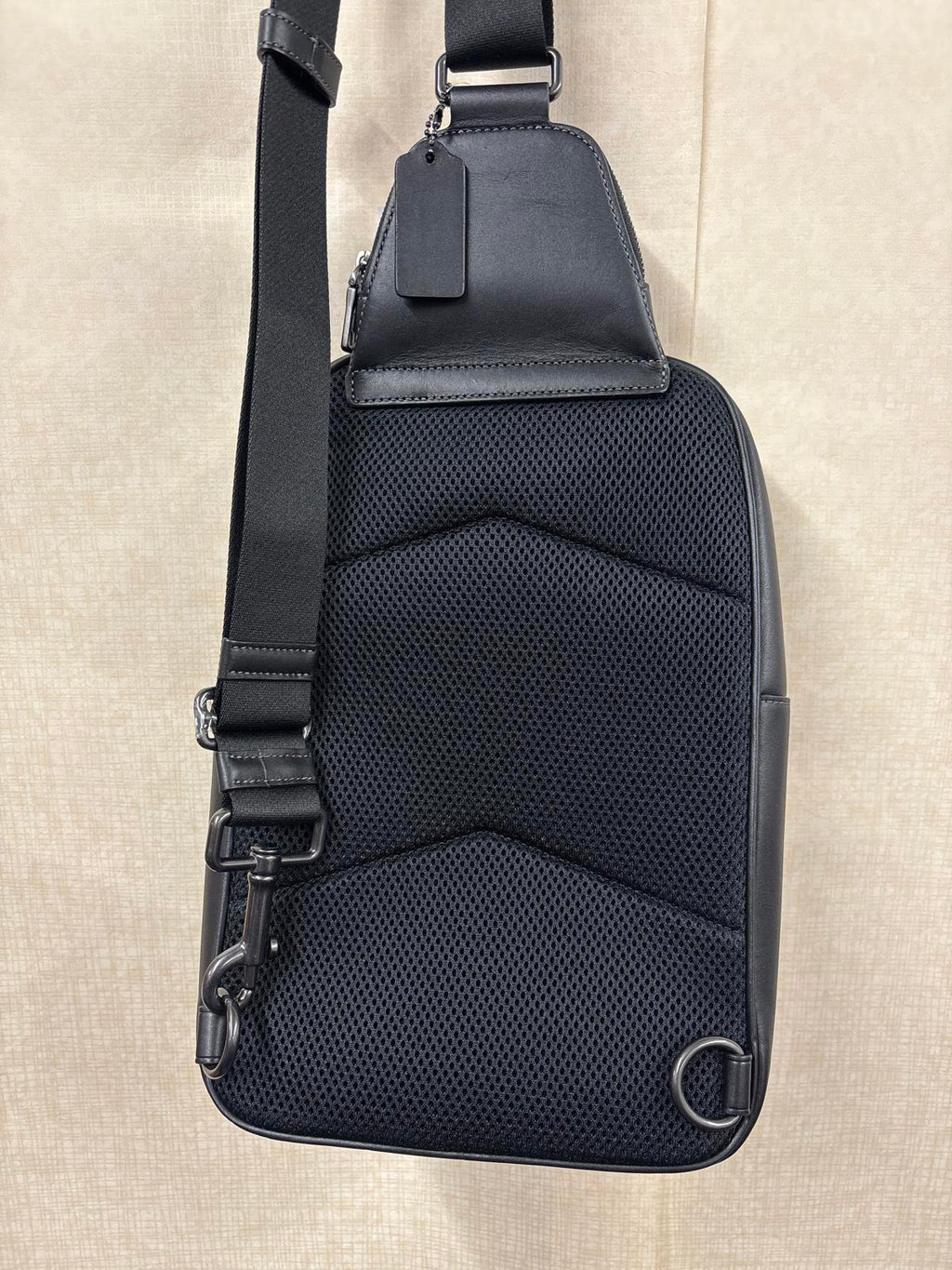 Coach Ethan pack Black leather Crossbody Sling Bag RRP £425 new with tags