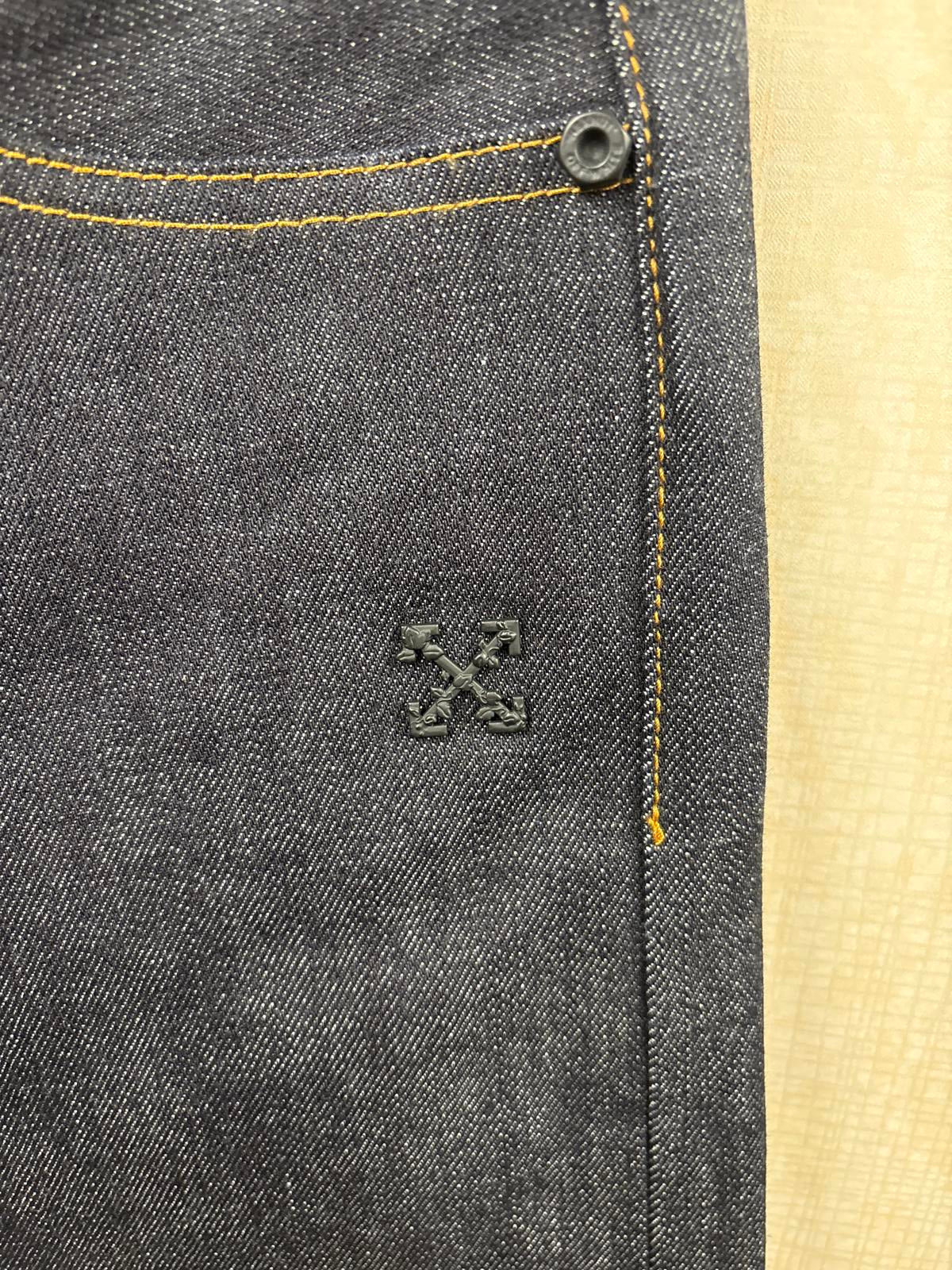 Off-White x Theophilus London bebey selvedge jeans new size 32 waist RRP £1000+