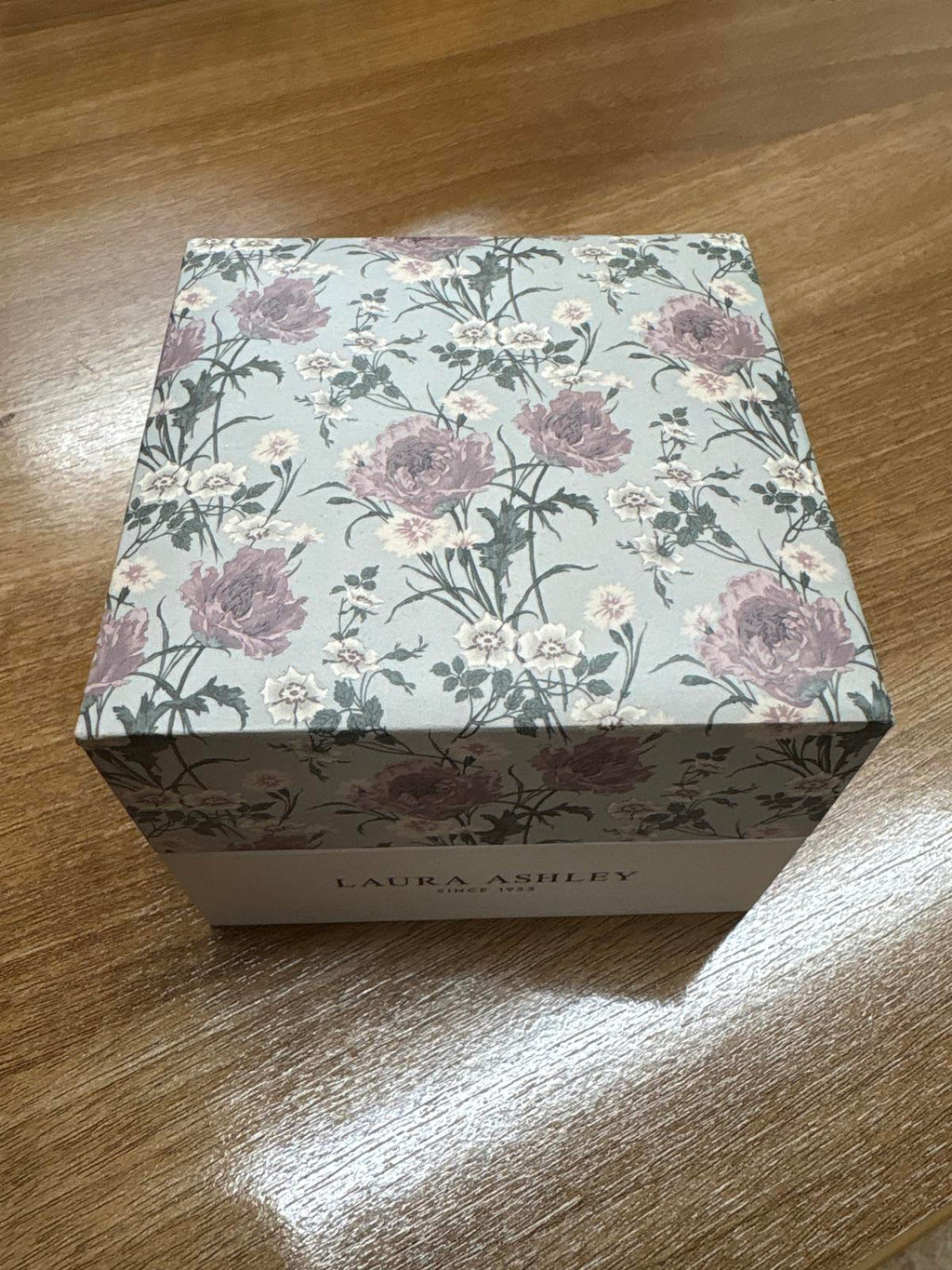 Laura Ashley mini bracelet two tone Gold Watch with Burgundy Face new boxed