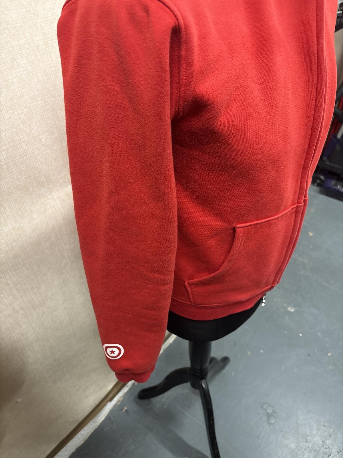 Bape a bathing ape Red full zip first shark Hoodie Camo Details size M