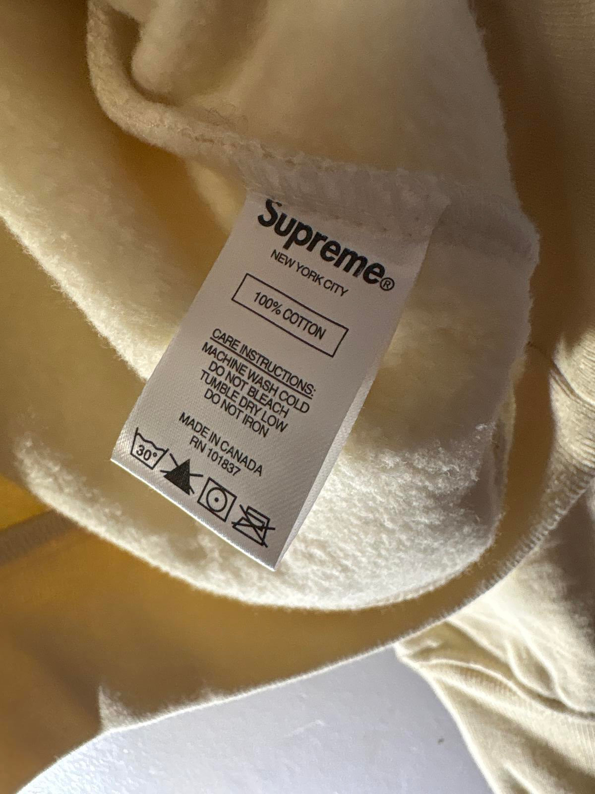 Supreme Formula Crewneck sweater jumper Natural colour block SS19 Size Medium M