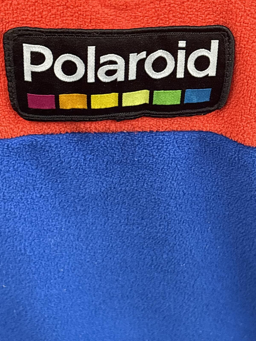 Polaroid Colourblock Fleece Pullover with Half Zip size L UK kangaroo pocket
